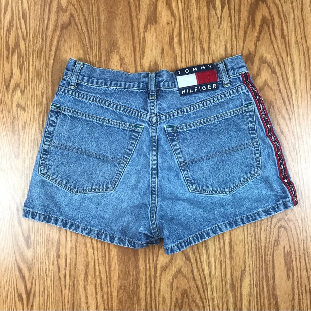 Juniors Vintage Tommy Hilfiger Denim Shorts Size 7